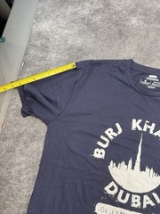 BURJ KHALIFA DUBAI T-Shirt Men’s XXL Blue Cotton Casual Traveler Tourist