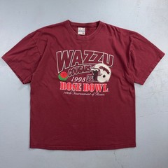 Wazzu Cougars 1998 VTG T Shirt Rose Bowl 90s Football Rose Flower XL Sports