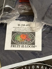 4 Vintage 1995 Fruit Of The Loom Pocket Men’s T-Shirt M 38-40 100% Cotton NEW