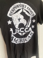 Nine Line Apparel USCCA Responsibly Armed American Sturgis 2018 T-Shirt Small