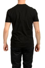 Versace Men’s Logo Print Embellishment Crewneck T-Shirt US XL IT 54