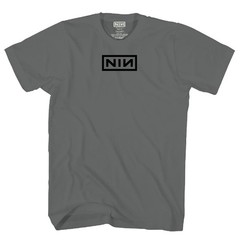 Nine inch Nails High Density T-shirt – 3D NIN Logo Charcoal Tee – Official