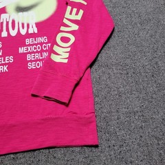 Nike Shirt Mens Small Fireberry Pink Sportswear World Tour Glow In The Dark Tee
