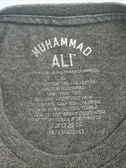 Muhammad Ali Gray T-shirt Sz XL
