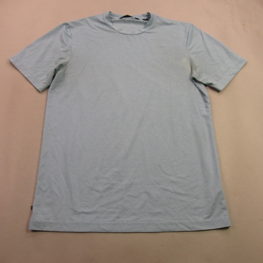 Travis Mathew Shirt Mens Medium Short Sleeve Crew Neck Blue Casual