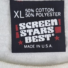Vintage US Army Shirt Mens XL White 2nd Army Schools 1991 Tee Screen Stars Best
