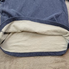 Polo Ralph Lauren Henley Shirt Mens Medium Blue Long Sleeve Lined Button Tee