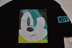 Neff X Disney Mens Mickey Mouse Attitude Graphic Black Shirt NWT S-XL