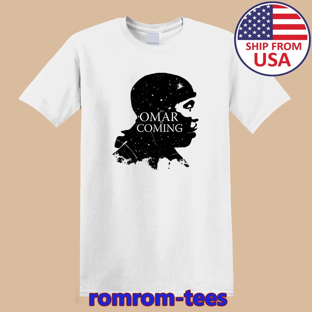 Omar Little Is Comin The Wire White Size S-5XL