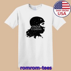 Omar Little Is Comin The Wire White Size S-5XL