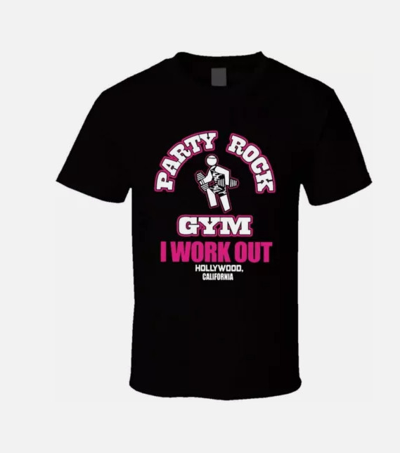 HOT!!! NEW Party Rock Gym I Work Out T Shirt Full Sizes S-2345XL Men’s Clothing