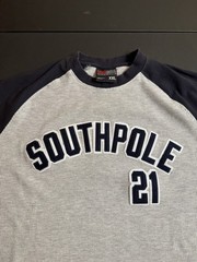 2XL XXL Y2K SouthPole Long Sleeve Thermal Shirt Streetwear Skater Hip Hop