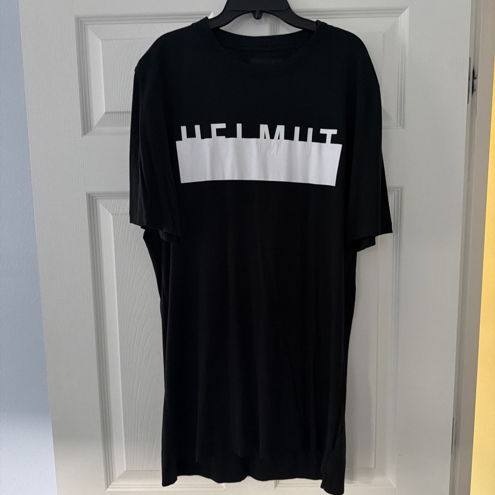 Helmut Lang Men’s Short Sleeve T-Shirt Black , Size L