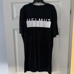 Helmut Lang Men’s Short Sleeve T-Shirt Black , Size L