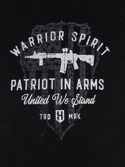 Howitzer Style Men’s T-Shirt Patriot Warrior Military Grunt MFG