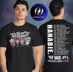 Hanabie. Merch North America Tour 2026 Rabbit Tour Harajuku Core T-Shirt S-5XL