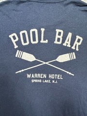 Faherty T-Shirt Men’s S Navy Cloud PIMA Cotton Short Sleeve Crew Pool Bar NEW