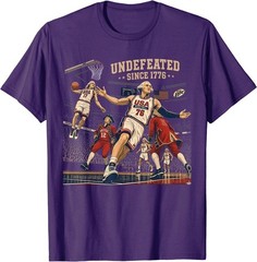 Undefeated Since 1776 America 4th of July Independence Day T-Shirt