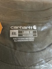 Carhartt K87-M Men’s Short Sleeve T-shirt – Green 4XL