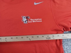 Nike Dri Fit Medium Mens Short Sleeve T-Shirt BG Recreation & Wellness Orange