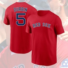 NEW ITEM! Caleb Durbin #5 Boston Red Sox 2026 Name & Number Fastship For Fans