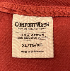 ComfortWash Rocky Mountains National Park T Shirt Adult XL Red Short Sleeve Tee