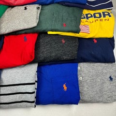 Wholesale Lot of 20 Ralph Lauren Men’s Long Sleeve T-Shirts (Assorted Sizes)