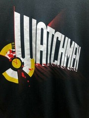 Who Watches The Watchmen Mens DC Comics Superhero Black Cotton T-shirt Small 