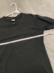Vintage BVD Faded Blank Pocket T Shirt USA Made 100% Combed Cotton Tag M Fit S