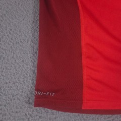 Nike Shirt Mens M Red Running Dry Miler Long Sleeve Dri-Fit Mesh Performance