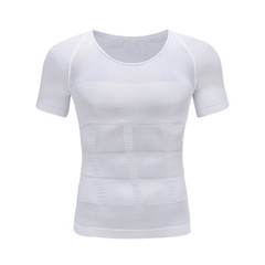 Men Body Slimming Tummy Shaper Underwear shapewear Waist Girdle T-Shirt Vest US