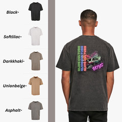 Slide Culture Boys T-Shirt – Neon Car Oversized Tee | Streetwear for Drift