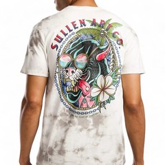 Men’s Sullen Art Collective Party Prowler Crystal Wash Premium Tee T-Shirt M-XXL