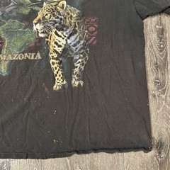 Vintage Amazonia Shirt Mens 2XL Nature Rainforest Double Sided Graphic 90s