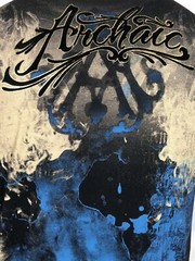 ARCHAIC by AFFLICTION Men’s T-Shirt NEWMAN Black Biker MMA S-5XL