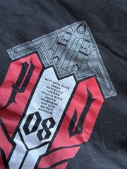 Y2K Pearl Jam Anvil Rock Tour Band Tee Shirt Mens XL American Flag Graphic 2008