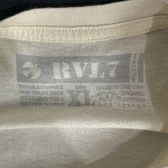 Y2K Frutiger Aero Tshirt RVL7 Size XL White Peace Symbol Spread Peace 100%Cotton
