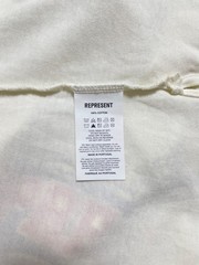 REPRESENT x Feature Champions T-Shirt Oversize Tee Flat White Men’s Size S