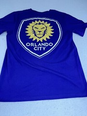 Adidas The Go-To Tee Men’s T-Shirt Purple Medium Orlando City Graphic SS M
