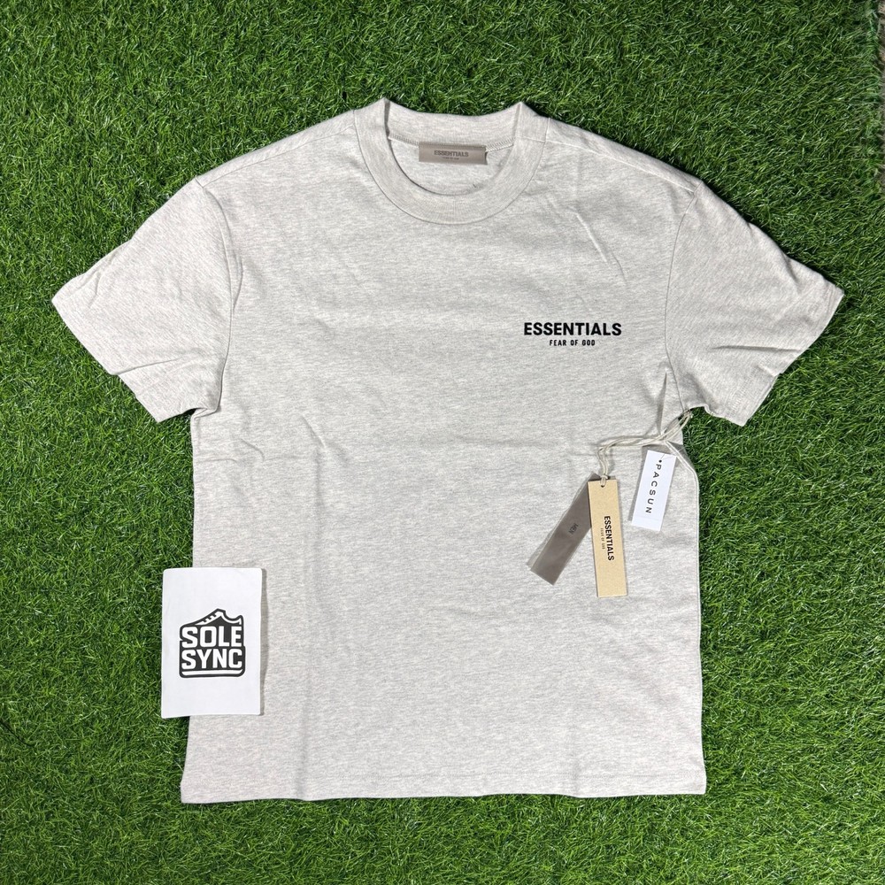 Fear of God Essentials T-Shirt SS22 Light Oatmeal – 100% Authentic (XS-XL)