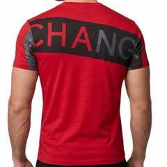 ARMANI EXCHANGE Red Black BIAS Short Sleeve Slim Fit Designer V-NECK T-shirt NWT