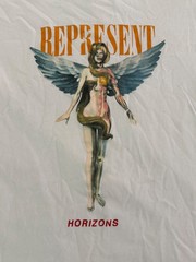 REPRESENT REBORN T-SHiRT -SiZE XL- iN FLAT WHiTE