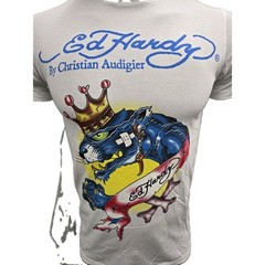 Ed Hardy by Christian Audigier Authentic Men’s Panther Crown Graphic T-Shirt