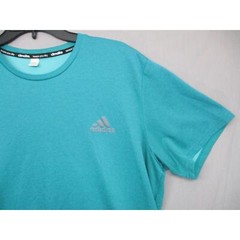 Adidas Teal Classic Athletic T-Shirt Climalite Mens Size Medium