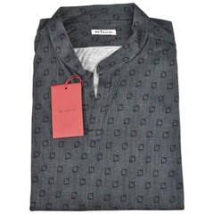 NEW KITON MULTICOLOR COTTON COREAN SHIRT US 16 – EU 41 MUL