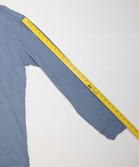 American Tall Shirt Mens LT Blue Lightweight Long Sleeve Henley T-Shirt Tee Tall