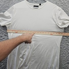 Bamboo Ave. T Shirt Men XL Undershirt Curve Hem Baselayer Stretch White Perform