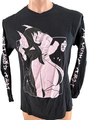 Lewd Complex Anime Succubus Demon Long Sleeve T Shirt Men’s XS/S S Small