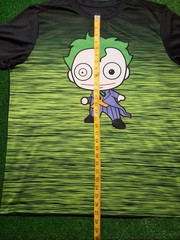 Batman Chibi Cartoon The Joker Performance Fabric T-Shirt Vibrant Color Size XXL