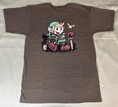 THE LEGEND OF ZELDA Vintage Link Retro DISNEY Mickey Mouse Homage T-SHIRT Art